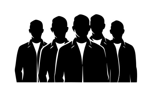 Versatile Man Silhouettes: Perfect for Graphic Design and Art Projects